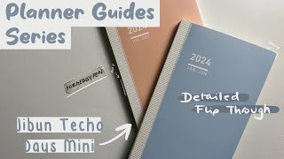 Kokuyo Jibun Techo Days Mini  Detailed Planner Flip Through  Planner Guides Series [upl. by Eiduam]