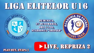 Liga Elitelor U16  CSS Craiova  Sport Team repriza a doua [upl. by Gilberto665]