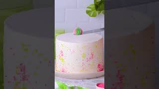 Heat up your icing spatula to achieve a sideways piping cake look [upl. by Blunk]