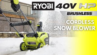 Ego Electric Snowblower Blizzard Challenge [upl. by Irra]