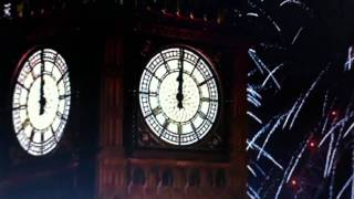 Big Ben London New Year bells chiming [upl. by Elleved]