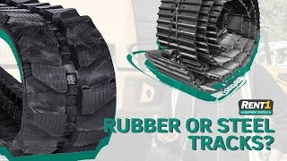 Should YOU Use Rubber Tracks Or Steel Tracks  Whats Superior [upl. by Adnawad415]