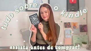 TUDO SOBRE O KINDLE o que é como funciona pros e contras livros grátis  minhas leituras [upl. by Dranyl]