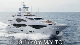 What a 175000  week Yacht Charter Looks Like 131’  40m Motor Yacht “TC” Sunseeker [upl. by Jessalin]