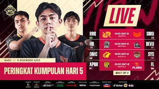 SIARAN LANGSUNG  HARI 5  Peringkat Kumpulan Kejohanan Dunia M5  BM [upl. by Attenwahs]