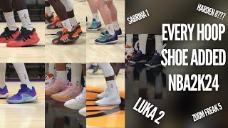 Every Shoe ADDED IN NBA2K24 [upl. by Douville]