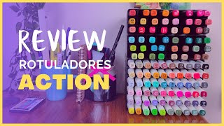 Review Rotuladores Action aquamarker y Twinmarker [upl. by Nawj351]