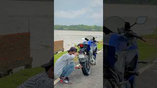 Tire blast ho gaya 🙂🥲  Dosti ho tho Aisa  shorts ktm youtubeshorts [upl. by Nehtiek]