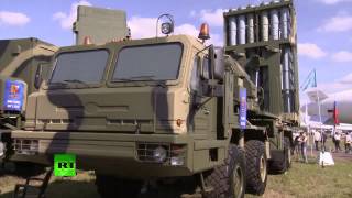 AlmazAntey Unveils S350E Vityaz Air Defense System [upl. by Idnis80]