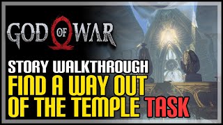 Find a Way Out of The Temple God of War [upl. by Ecinert]