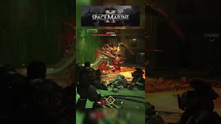 Space Marine 2 Carnifex Boss fight warhammer40000 warhammer40k spacemarine2 gaming warhammer [upl. by Tildy37]