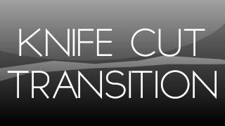 After Effects Tutorial Knife Cut Transition [upl. by Enomyar]