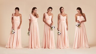 How To Tie Convertible Bridesmaid Dress  Birdy Grey [upl. by Queridas182]