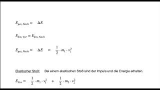 Physikaufgabe unelastischer Stoß  einfach und anschaulich erklärt [upl. by Cerys]