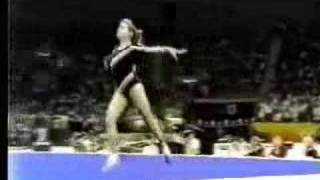 Boriana Stoyanova  1988 Olympics Team Compulsories  Floor Exercise [upl. by Anuska205]