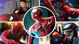 Evolution of Spiderman Nearly Dies in SpiderMan Games  2004  2022  4K ULTRA HD [upl. by Ahsenid]