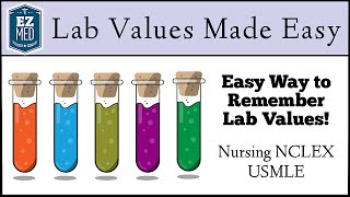 EASY TRICKS to Remember Lab Values Nursing NCLEX USMLE [upl. by Ahsimat]