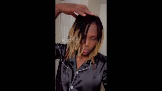 Interlocking Dreadlocks Human Hair Locs Can be bleached and dyed dreadlocksextensions interlocs [upl. by Amikahs548]