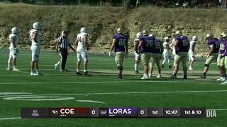 Loras Football vs Coe 2024 [upl. by Rosemarie]