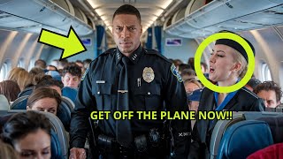 Racist Flight Attendant Kicks BLACK Police Officer Off Plane But She Regrets IT IMMEDIATELY [upl. by Nataniel]