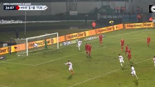 Kenan Yildiz Goal  Montenegro vs Turkey 31 Goals Results And Extended Highlights2024 [upl. by Evan]