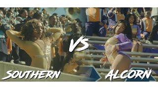 Zero Quarter quotThe Dancers Viewquot 🔥  Alcorn State Marching Band vs Southern U Marching Band 23 [upl. by Rainger]