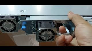 HPE StoreEver 18 Autoloader Tape Library how to replacement tape drive [upl. by Lloyd]