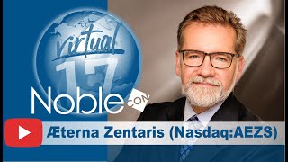 Aeterna Zentaris AEZS CEO Klaus Paulini – Presentation from NobleCon17 [upl. by Sakram]