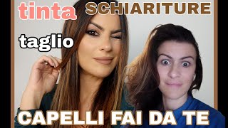 FAI DA TE CAPELLI TINTA SFUMATURE E TAGLIOIL MIO TUTORIAL [upl. by Inga]