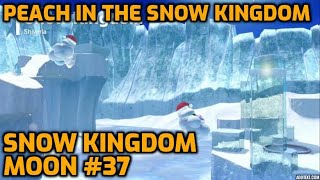 Super Mario Odyssey  Snow Kingdom Moon 37  Peach in the Snow Kingdom [upl. by Garvin]