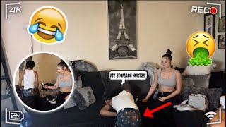 I POOPED MYSELF PRANK ON MY GIRLFRIEND i threw it at her😭😭 [upl. by Hafital]