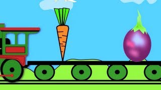 Vegetable TrainLearning for Kids [upl. by Rosenberg]