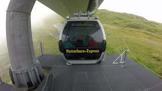 Switzerland  Gondola  Zermatt to Klein Matterhorn [upl. by Lana828]