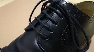 Como atarse los cordones correctamente Zapato de vestir [upl. by Caldera]