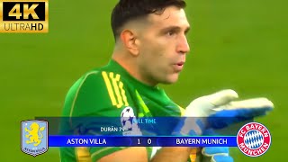 Emiliano Martinez Saves vs Bayern Munich  4K [upl. by Buote]