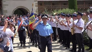 Defilare și fanfară militară la hramul Mănăstirii Putna 2016 [upl. by Ennovahs]