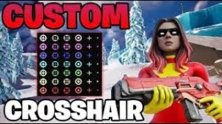 How To Get Custom Crosshair in Fortnite Used By Pros [upl. by Arimat]