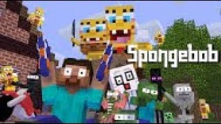 Escola Monstro  APOCALIPSE DE BOB ESPONJA   Minecraft Animaçao [upl. by Kelli]