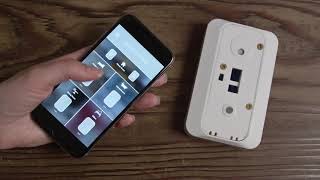 SWITCHMATE SNAPON INSTANT SMART LIGHT SWITCH THAT LISTENS [upl. by Cirle]