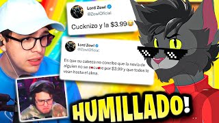 Zowl le da TREMENDA PAPEADA TERMONUCLEAR a Juan Cucknizo 🤣 [upl. by Solhcin]