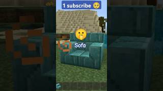 Minecraft build interesting sofa Subscribe [upl. by Latsirc]