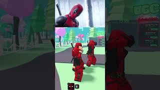 BYE BYE BYE With 3 Deadpool  Roblox Dance 🤪😂 shorts robloxshorts roblox deadpool marvel fyp [upl. by Nai]