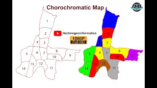 Chorochromatic Map in Geography [upl. by Nibas]