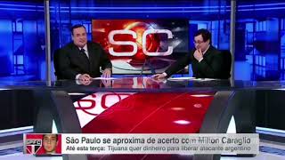 São Paulo contrata o jogador Milton Caralh  Antero Greco e Amigão no Sportcenter [upl. by Briggs]