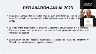 DECLARACION ANUAL 2023 PERSONAS MORALES [upl. by Adlev]