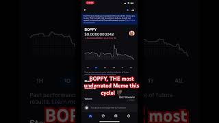 boppy memecoin crypto cryptocurrency [upl. by Sallie]