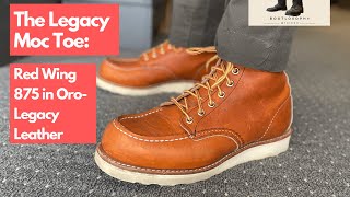 The Legacy Moc Toe  Reviewing The Red Wing 875 Oro Legacy [upl. by Ierdna]