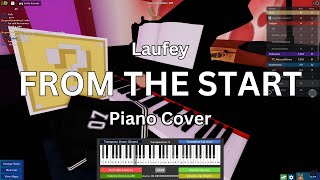 From the start  Laufey ON ROBLOX PIANO SHEETS [upl. by Eniamret]