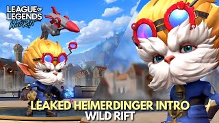 Leaked Heimerdinger Intro  Wild Rift [upl. by Rosette951]