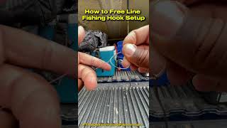 How to Free Line Fishing Hook Setup TheDeterminedFisherman [upl. by Haik]